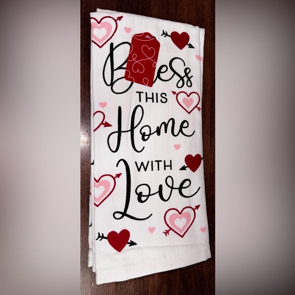 Bless This Home With Love Kitchen Towel 2 Pack
